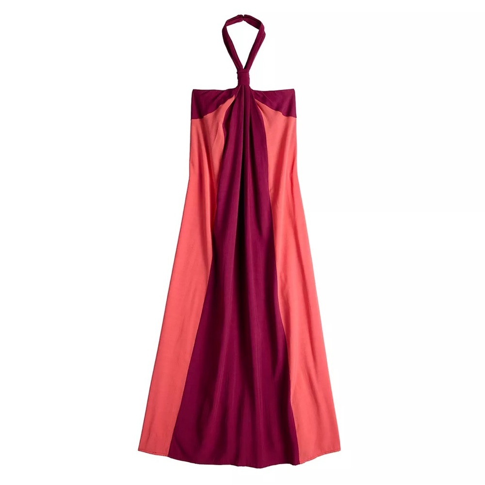 Nine West Story Resortwear Halter Maxi Dress
